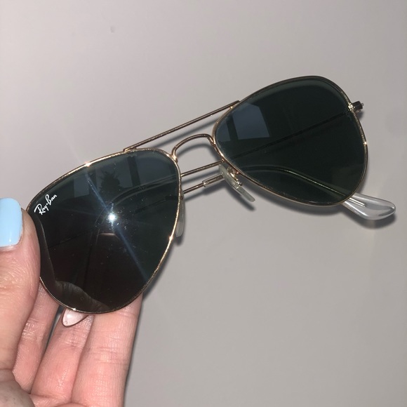NWOT Aviator Small Metal Rayban Sunglasses RB3044 - Picture 4 of 8